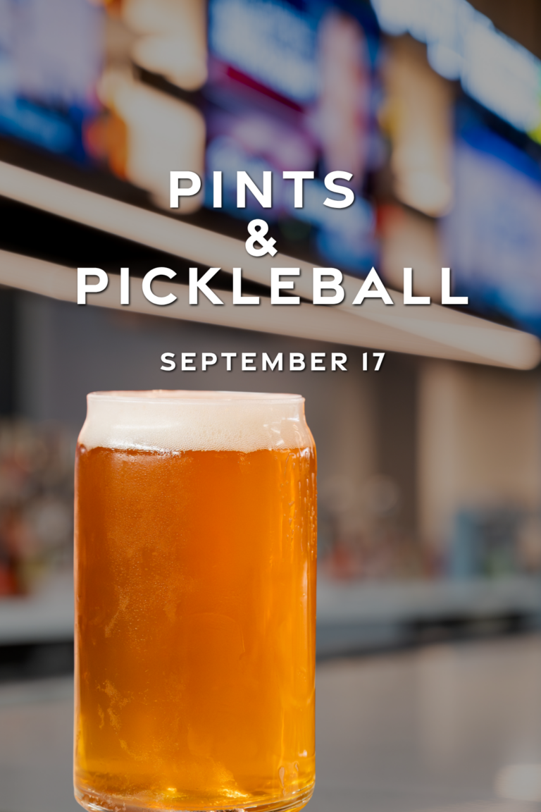 Bosse - Pints & Pickleball Flyer